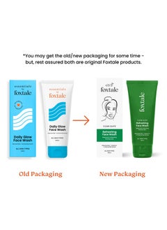 foxtale Refreshing Face Wash For Deep Cleansing With Niacinamide, Hydrates & Brightens, Non-Drying Cleanser For Glowing Skin, Men & Women, For All Skin Types - 100 Ml  - Image 2
