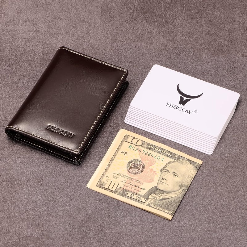 HISCOW Leather Business Card Case Holder for Men & Women, Italian Calfskin - Image 3