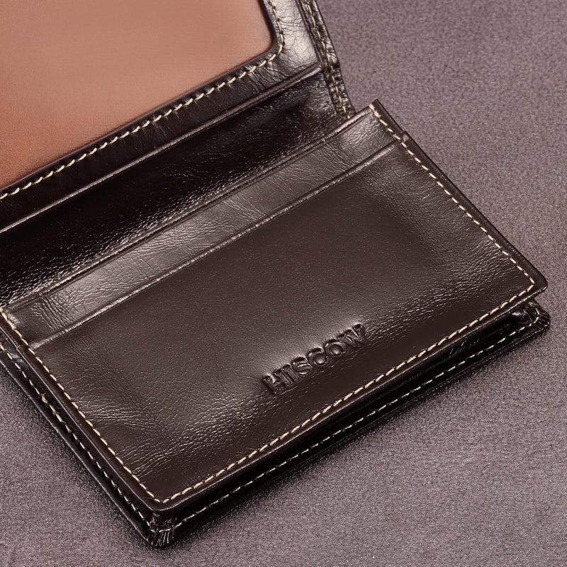 HISCOW Leather Business Card Case Holder for Men & Women, Italian Calfskin - Image 5
