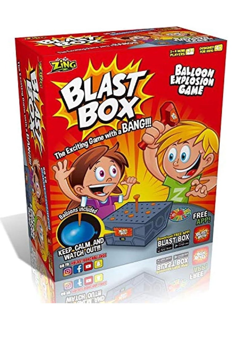 MAGIC VAULT Blast Box | Blast Box Balloon Explosion Game | Balloon Burst Challenge Game For Kids & Family | Don't Pop It Party Game  - Image 1