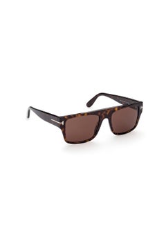 TOM FORD نظارات شمسية للرجال بشكل مستطيل من الأسيتات FT090752E55 حجم العدسة: 55 ملليمتر - داكن هافانا  - Image 3
