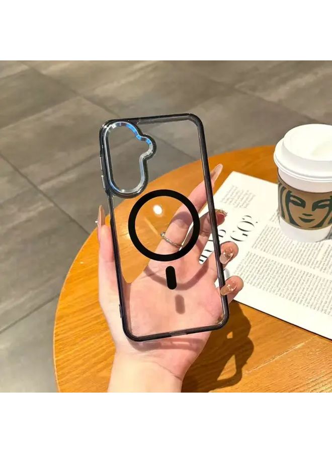 Blue Magnetic Wireless Charging Case For Samsung Galaxy A14 4G Anti Drop Perspective - Image 2