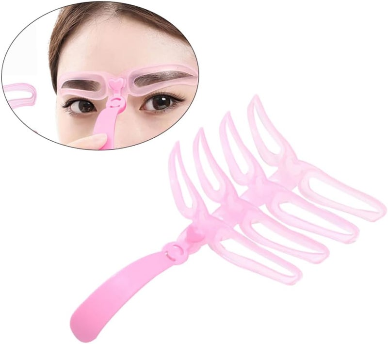 Indoor outdoor all-purpose fit 3sets Diy Makeup Tools Eyebrow Stencils Kit Eyebrow Makeup Kit Ruler Brow Pen Worldwide popular practical build - Image 3