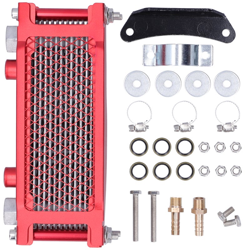 Engine Oil Cooler Kit Radiator Universal for 100CC‑250CC Motorcycle Dirt Bike ATV - Image 2