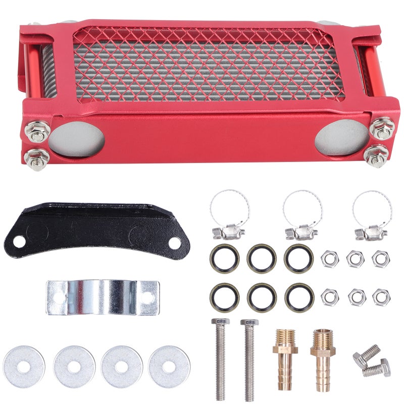 Engine Oil Cooler Kit Radiator Universal for 100CC‑250CC Motorcycle Dirt Bike ATV - Image 1