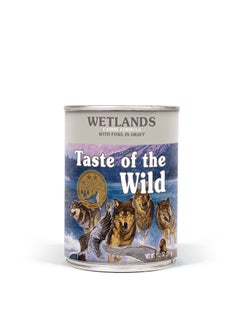 Taste of the Wild Taste of the Wild Wetlands Canine Recipe with Roasted Fowl 390grm (DOG)-Pack of 3 