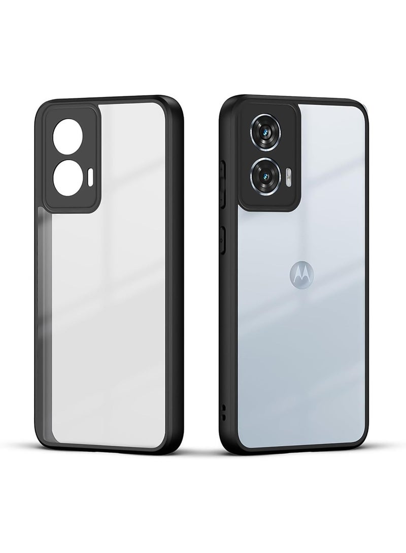 Case Cover Shockproof Hard PC Back UNBLACK Soft TPU Frame Anti-yellowing Slim Protective Cover Compatible with Moto G35 - Image 5