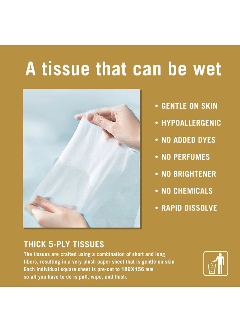 Rich Life Facial Tissue - Premium Quality 3-Ply - 660 Sheets | 30 Value Packs | Soft, Durable & Moisture Proof | 100% Raw Wood Pulp - Ideal for Wet & Dry | Available in 5 to 100 Packs  - Image 3