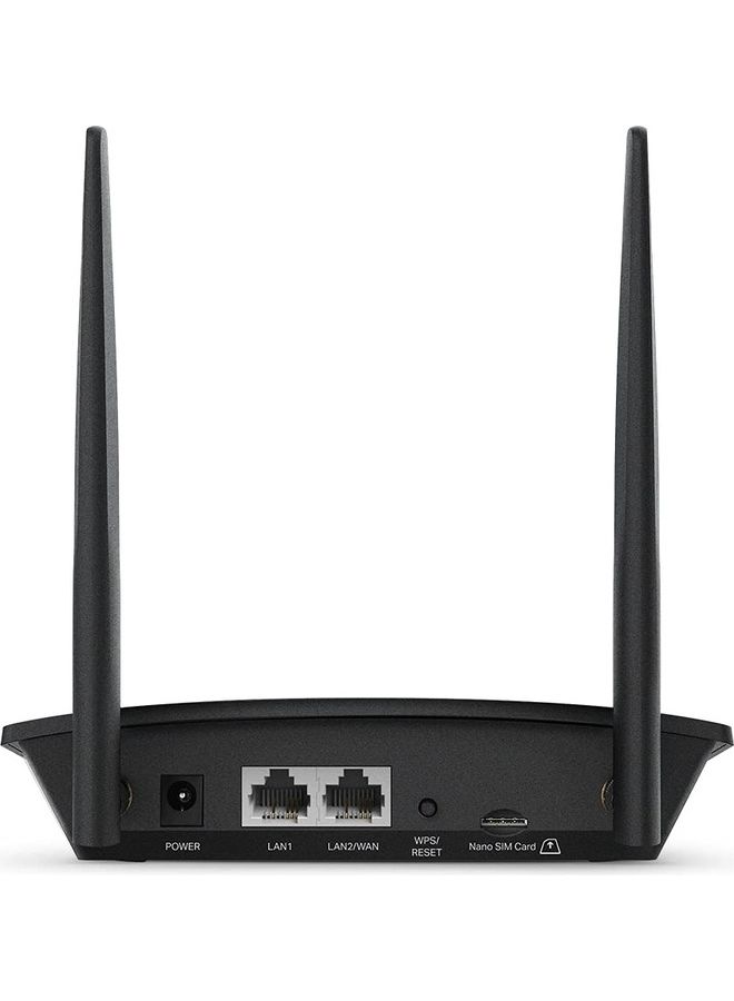 تي بي لينك TL-MR100 300 ميجابت في الثانية 2.4 جيجا هرتز لاسلكي N 4G LTE، Wi-Fi N300، التوصيل والتشغيل، أدوات الرقابة الأبوية، شبكة الضيوف، مع فتحة بطاقة SIM صغيرة، موجه WiFi - Image 3