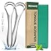 RONAVO Tongue Scraper for Adult with Thick Tongue Coating, Dual Scraping Head Design for Deep Clean, Stainless Steel Tongue Cleaner, Bad Breath Gone, Help Improve Oral Hygiene - Image 2