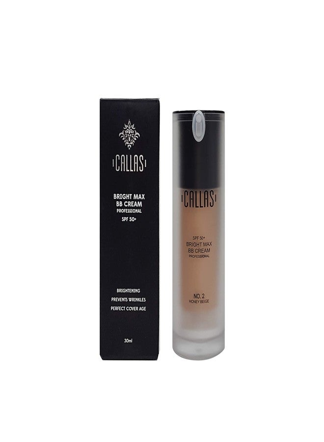 Callas Bright Max BB Cream Professional SPF50+ (CBB02R Honey Beige) - Image 1