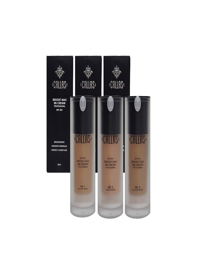 Callas Bright Max BB Cream Professional SPF50+ (CBB02R Honey Beige) - Image 3