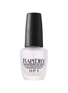 RapiDry Nail Polish Drying Top Coat, High Shine & Glossy Finish, Quick Drying, Designed to Shine, Seal & Protect, 0.5 fl oz