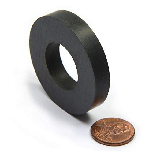 CMS Magnetics® Grade 8 Ceramic Ring Magnet, OD 45 mm x ID 22mm x 8 mm. 6 Pack - Image 3