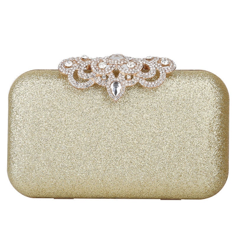 Sale Sale Vintage Crown Rhinestone Handmade Bag Dress Bag Evening Bag Handbag - Image 3
