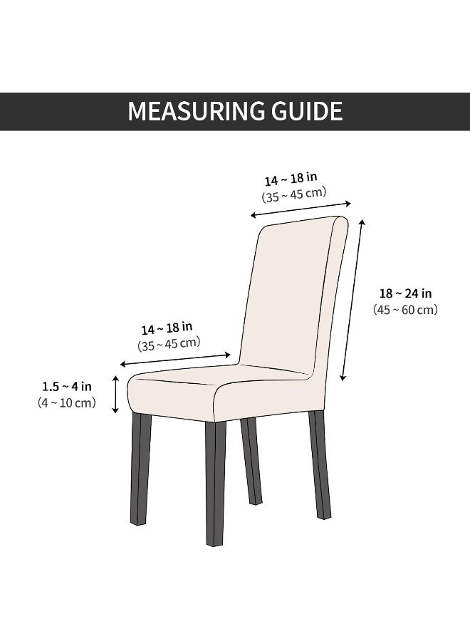 Dining Room Chair Covers Set of 6  - Image 2