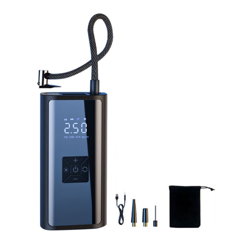 Aumotop Portable Air Compressor for Car Tires Fast Air Pump Tire Inflator Accurate Pressure Digital Display with Power Bank Function for Car Motorcycle Bicycle Ball Kids Toys - Image 1