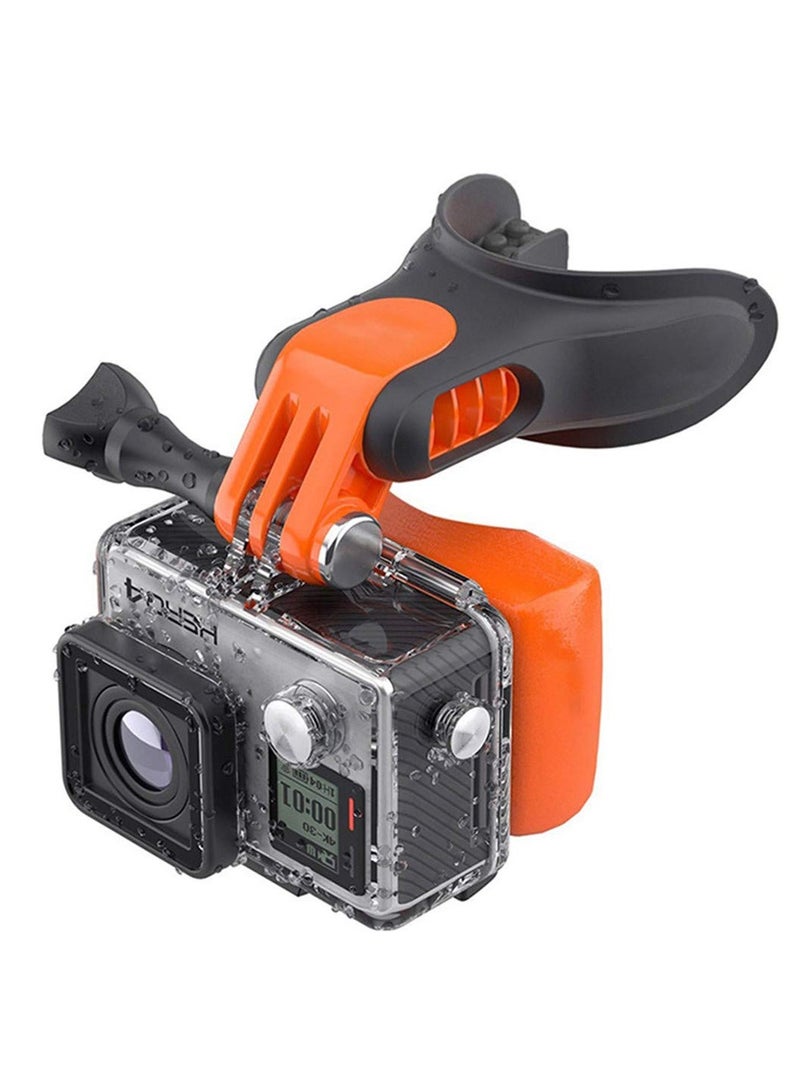 SYOSI Surfboard Diving Camera Accessories for Hero 7/6/5 Action Sports Camera Action Camera Non-Slip Floating Bite Mount Underwater Camcorder Diving Surfing - Image 2