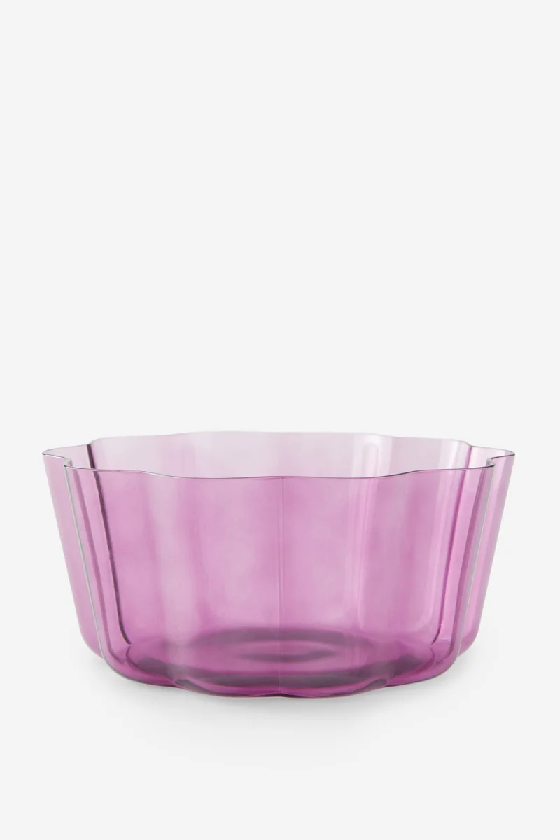Typo Glass Flower Bowl
