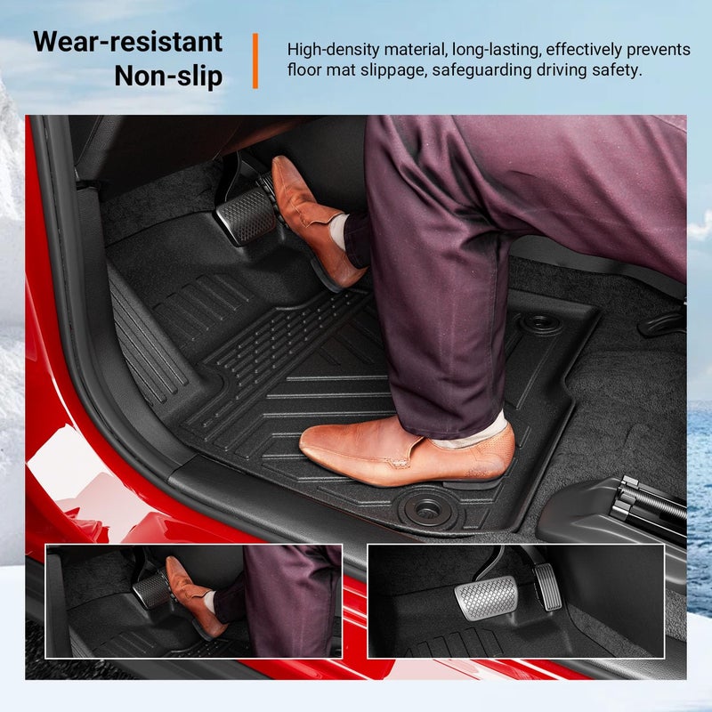 powoq حصائر باووك متوافقة مع هوندا HRV 2023-2026 حصيرة صندوق TPE بديل لحصيرة مسند الظهر 2023-2026 ملحقات هوندا HRV (حصيرة مسند الظهر الخلفي + حصيرة صندوق خلفي + حصيرة أرضية) - Image 4