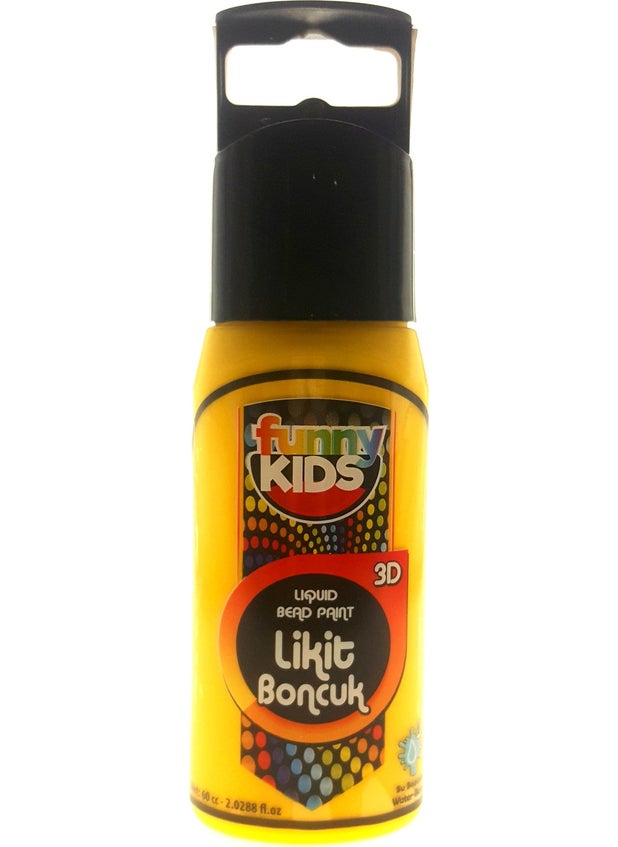 Funny Kids Liquid Bead Dye 60 cc - 2502 Yellow 