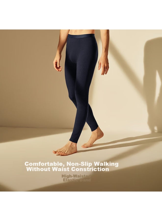 Ubras Down-filled Thermal Underwear With Wool, Women's Base Layer Pants, Autumn Pants, Light Warmth, Jet Black, XL - Image 2