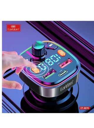 محول موسيقى ومشغل MP3 وراديو السيارة EARLDOM M70 وشاحن USB مزدوج للسيارة - pzsku/Z42142D008D597E9221E2Z/45/_/1714635348/0fffa2af-407d-4594-bb2f-c1f4f3ecd16c