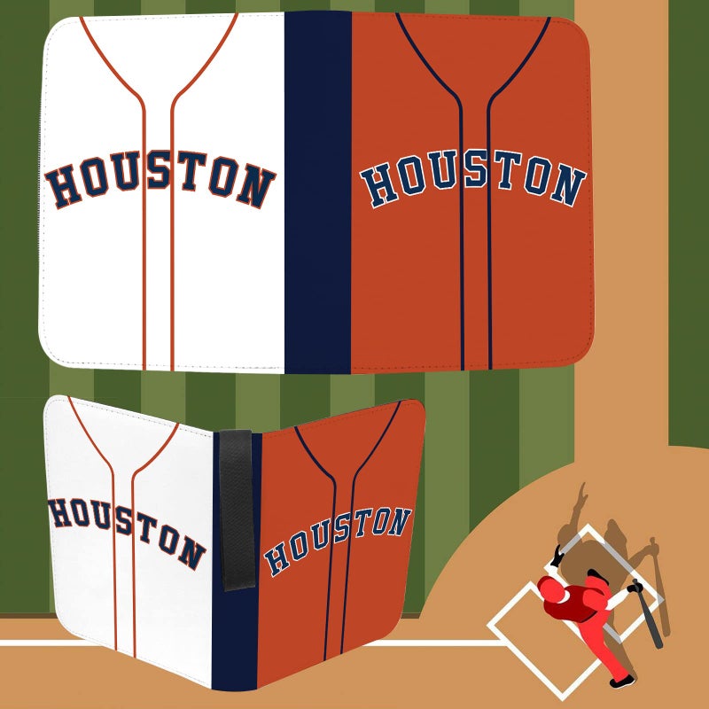 KivolFun Baseball Card Binder with Sleeves 900 Pocket  Houston Baseball Card Holder for Trading Cards Baseball Collector Album Sports Card 3 Ring Binder Storage Book Folder Organizer for Kids Gift  - Image 5