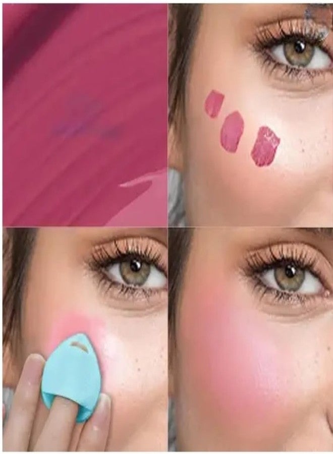 VBA Cloud Paint Cream Liquid Blush (Deep Rose Wine Black cherry) - Image 4