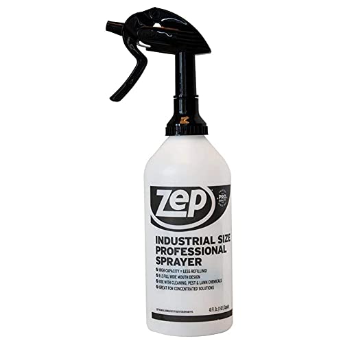 Zep Industrial Sprayer Bottle - 48 Ounces C32810 - Up to 30 Foot Spray, Adjustable Nozzle - Image 2