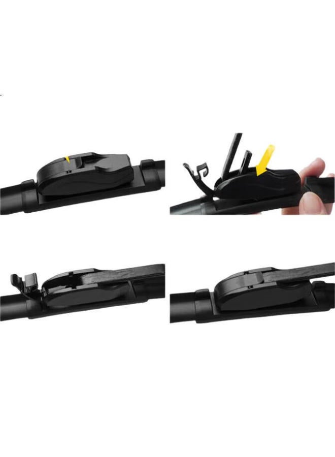 Magneti Marelli Sylver Series Jeep Cherokee Wiper Blades 14 To 23 For Jeep Without Bone Rubber Strip Wiper Blades 26/18 - Image 2