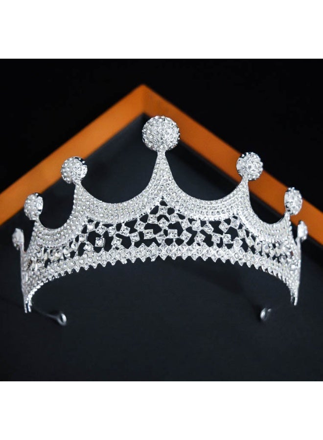 Nariele Bridal Crown Necklace Headpiece Three Piece Set