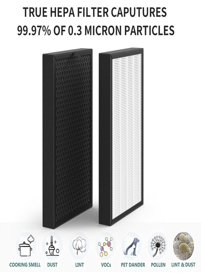 FMDZFL KJ350G Replacement Filter Compatible with TOSOT Air Cleaner Purifier KJ350G, True HEPA High-Efficiency Activated Carbon Filter, 2 Pack - Image 5