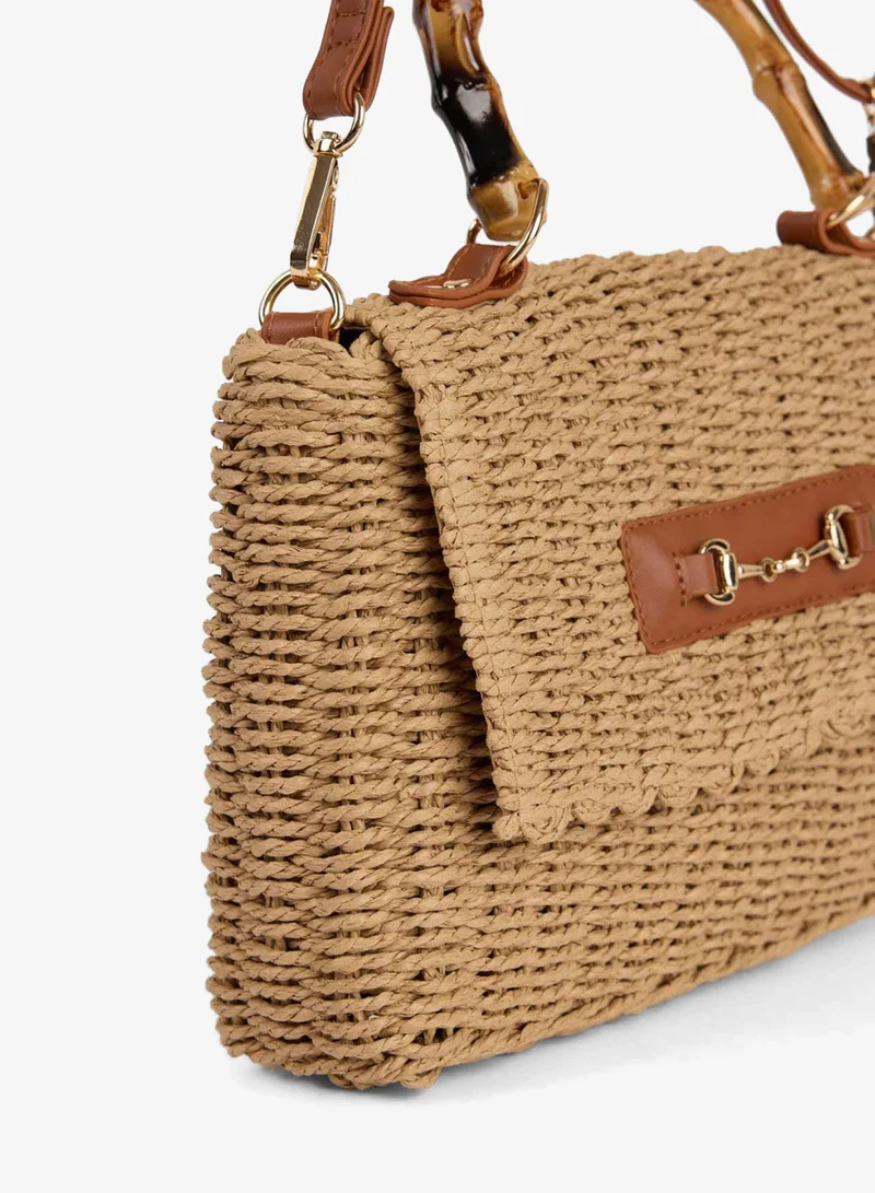 Defacto  Woman Straw Shoulder Bag for Women | Best Price UAE