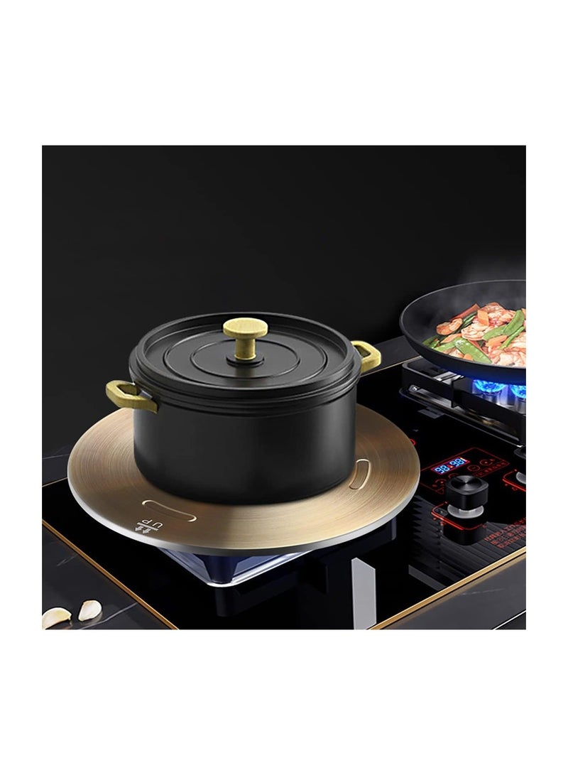 Y&D Induction Cooktop Mat, Heat Conduction Plate for Gas Stove, Diffuser Cooking Adapter with Removable Handle Milk Coffee Cookware Cooking, 9.45 inch - Image 2
