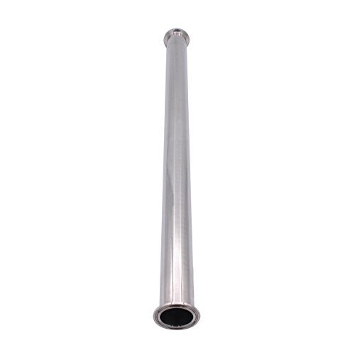 DERNORD Sanitary Spool Tube with Clamp Ends,Stainless Steel 304 Seamless Round Tubing With 1.5 inch Tri Clamp 50.5MM Ferrule Flange (Tube Length: 24 Inch / 610MM) - Image 2