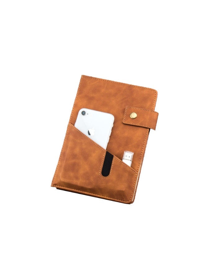 Generic A5 Lined PU Leather Journal Notebook with Pen & Gift Box for Men Women School,Travel,Business,Work,Home Writing  - Image 3