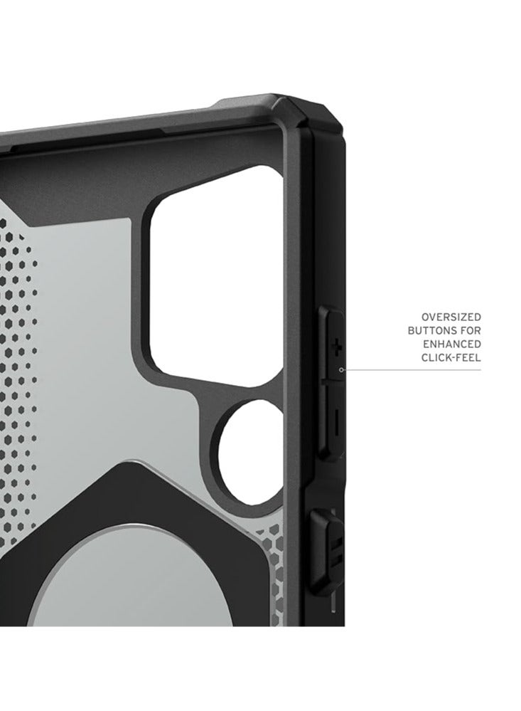 Samsung Galaxy S24 Ultra/S24 Plus/S24 Case, Black  Orange with Magnetic Charging  Stand, Military Drop Resistant, Impact Resistant - Image 5