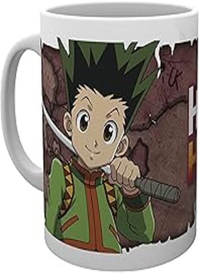 ABYstyle ABYSTYLE Hunter x Hunter Gon Ceramic Coffee Tea Mug 10 Oz. Anime Manga Drinkware Home Essentials Gift 