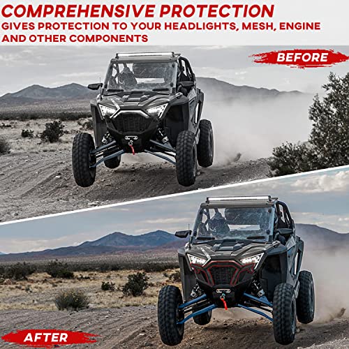 SAUTVS RZR PRO XP Front Bumper, Black Front Brush Guard Low Profile Bumper for Polaris RZR PRO XP/XP 4 2020-2024 Accessories (Replace OEM 2883746) - Image 2