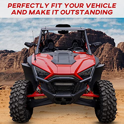 SAUTVS RZR PRO XP Front Bumper, Black Front Brush Guard Low Profile Bumper for Polaris RZR PRO XP/XP 4 2020-2024 Accessories (Replace OEM 2883746) - Image 4