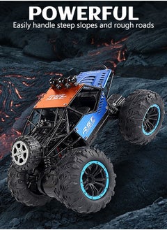 GROIC RC Racing Car, All Terrains Electric Toy Alloy Remote Control Car,  Cross-Country Climbing Rechargeable Children's Toy Car with Led Lights  - Image 4