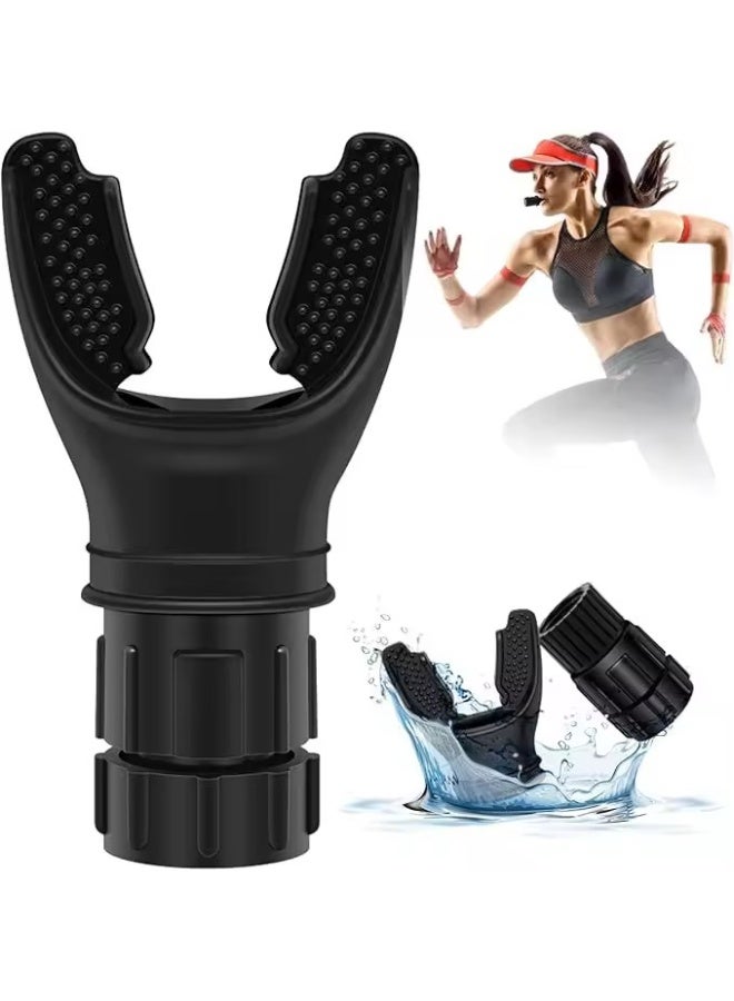 XUN Spirometry Breathing Exercise Device, Lung Exerciser Device with Adjustable Resistance, Boost Lung Capacity & Abdominal Strength, Inspiratory Muscle Trainer Device O2 Lung Trainer - Image 1