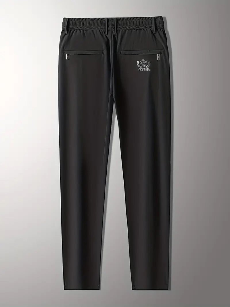 Lymio Men's Regular Fit Causal Trouser || Pant for Men || Trouser for Men (TR-20-S) Black - Image 5