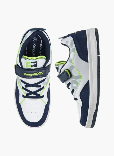 kangaROOS Women's Printed Sports Shoes with Hook and Loop Closure