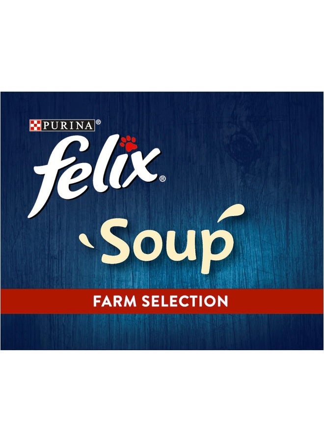 Felix Purina Felix Soup Tender Strips (With Beef, Chicken, Lamb), Blue - Image 4