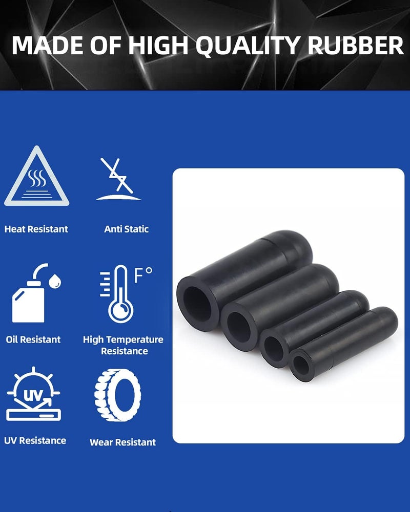 Easily 90 PCS Rubber Vacuum Caps Plug Kit - Assorted Sizes for Automotive Use - Image 4