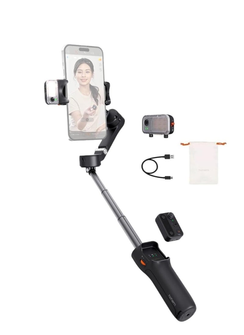 hohem hohem Gimbal Stabilizer for Smartphone iSteady V3,Portable Phone Stabilizers with Al Tracker  - Image 1