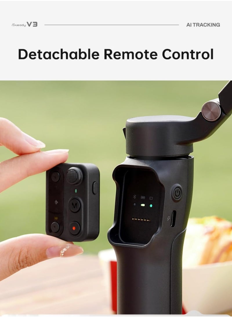 hohem hohem Gimbal Stabilizer for Smartphone iSteady V3,Portable Phone Stabilizers with Al Tracker  - Image 5