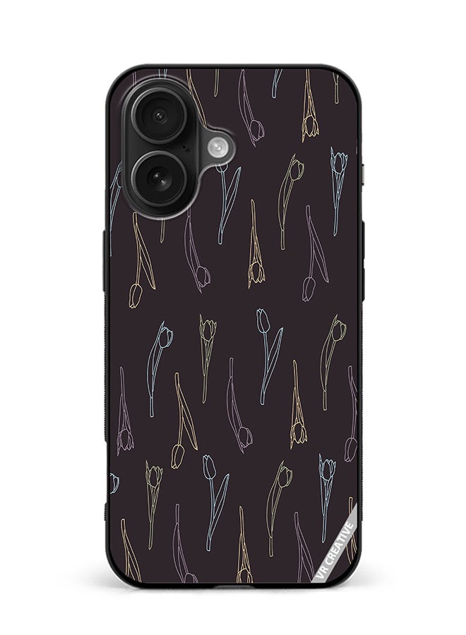 VR CREATIVE Protective Case Cover For Apple iPhone 16 Classickases Design Multicolour